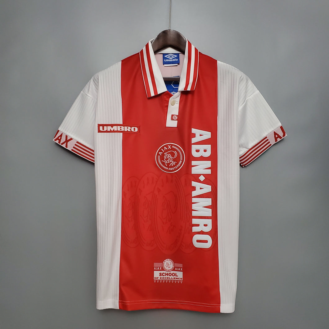 Maillot vintage Ajax Amsterdam Extérieur 1997-98 Umbro football Maillot vintage Ajax Amsterdam Extérieur 1997-98 Umbro football