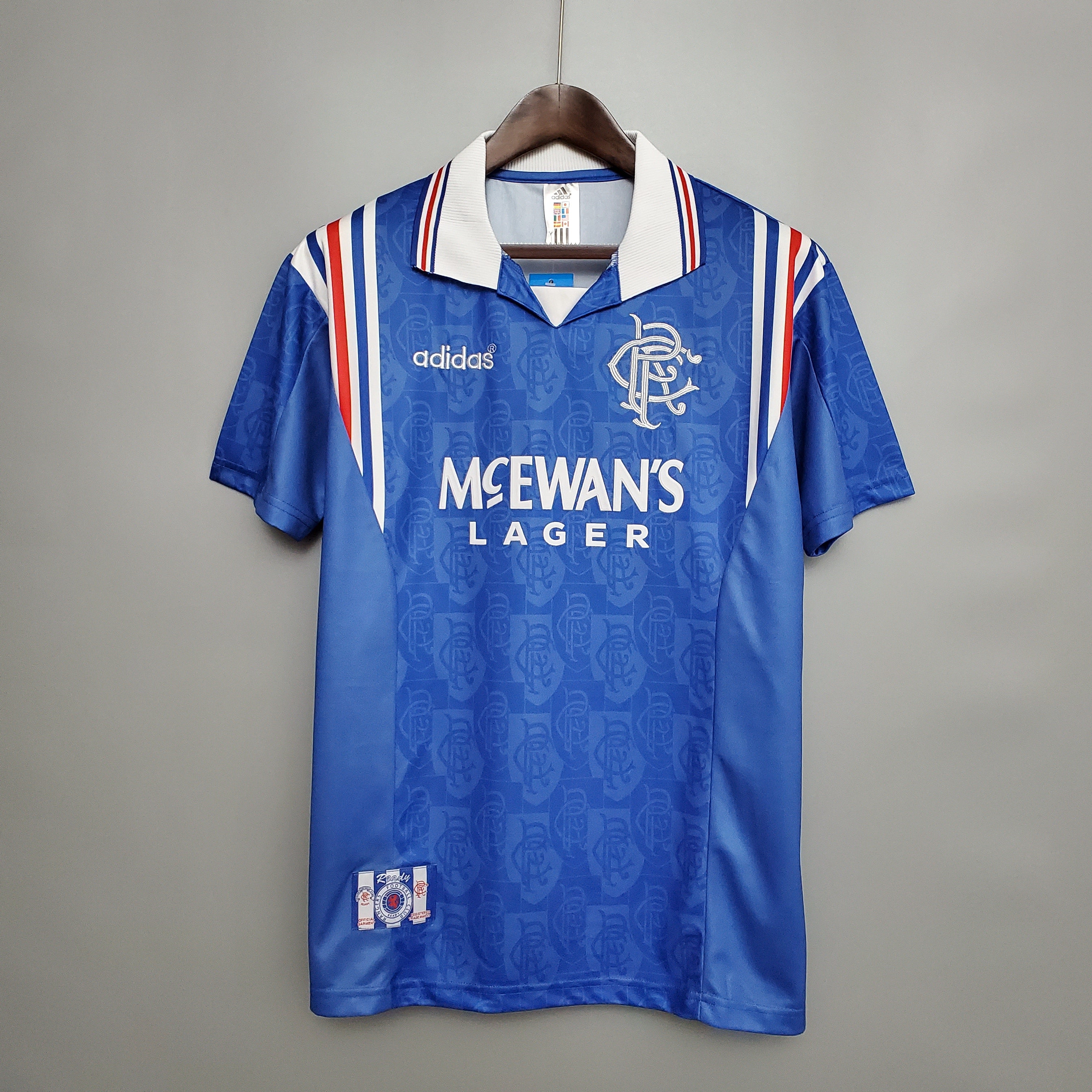 96 97 Rangers FC Home Jersey The Football Plug